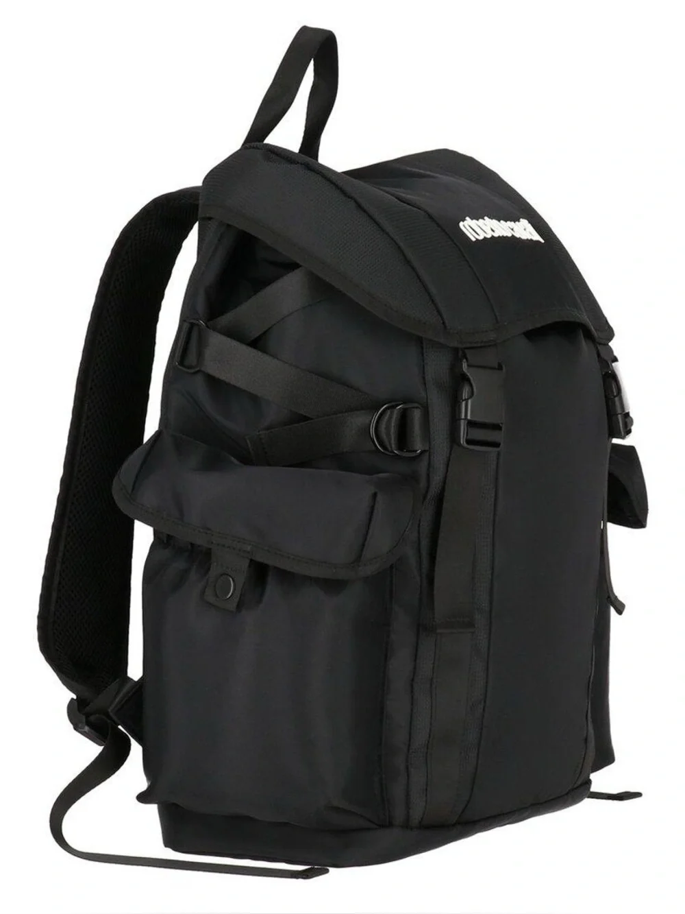 100% Authentic Roberto Cavalli Unisex Black Backpack W/designer mystery gift NWT